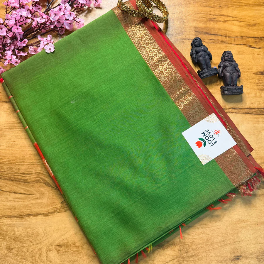 Vasundhara – Pure Pitloom Maheshwari Silk Cotton Saree